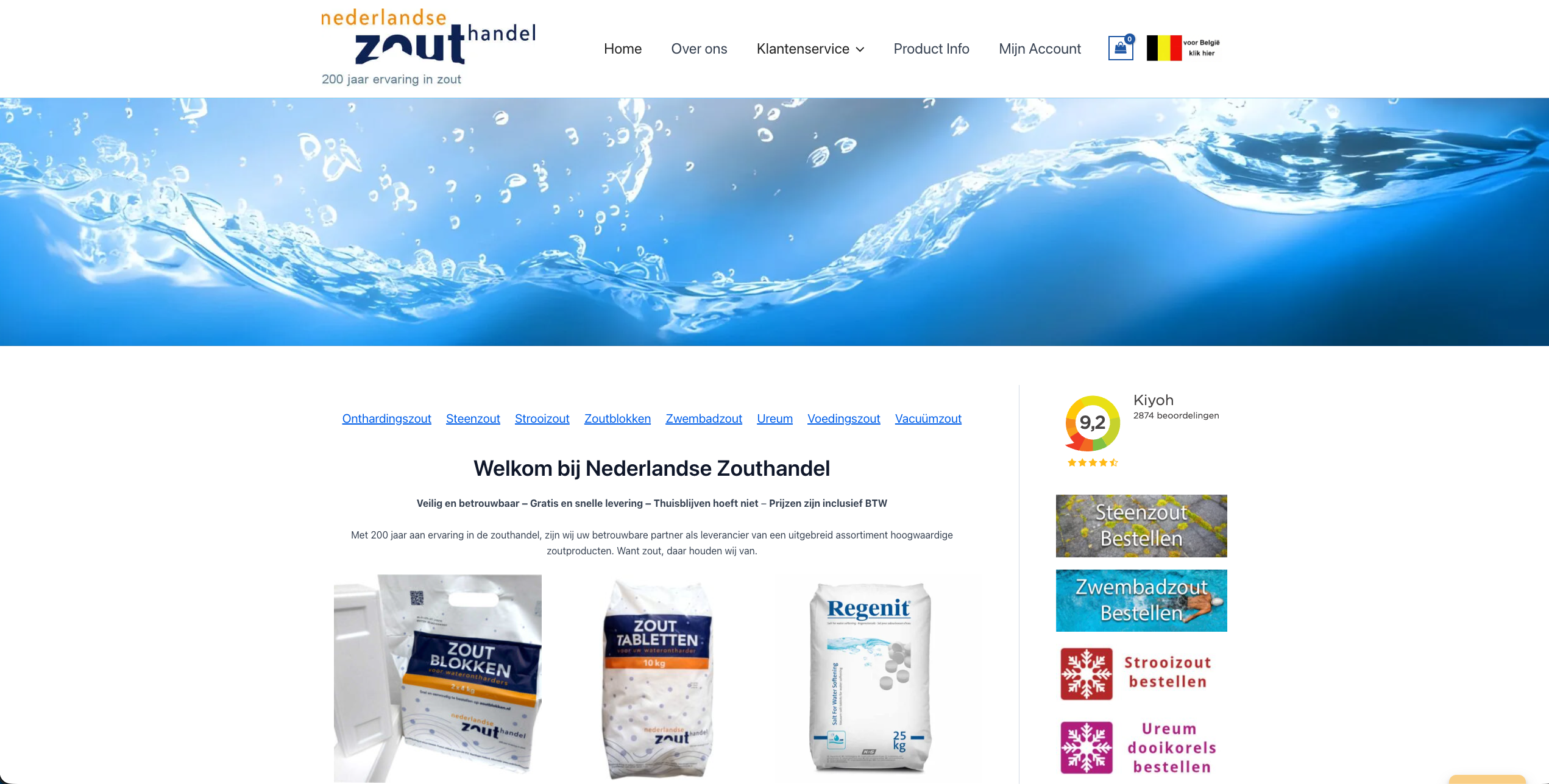 Nederlandse Zouthandel Webshop & Orderautomatisering